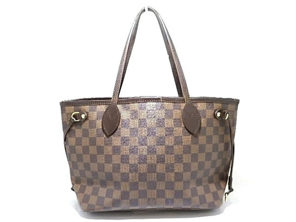 Louis Vuitton Damier Bag Tote Neverfull Brown